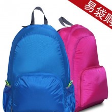 定制印logo广告背包儿童幼儿园防水书包休闲折叠小学生双肩包