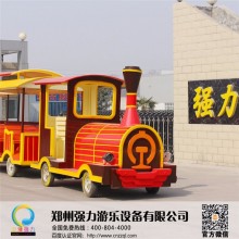 强力游乐无轨道小火车-无轨道小火车复古....