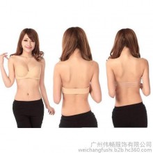 调整 型 文胸，背扣文胸，硅胶文胸，无痕文胸