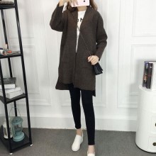 实拍2016秋装新款时尚女装针织衫毛衣 秋季新品中长款
