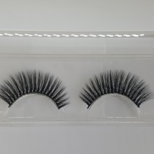 直供批发 手工编织新款马毛化纤3D纯进口假睫毛 欧美浓密自然
