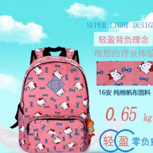 工厂直销 中小学生女双肩书包 大学学生男女帆布学院背包潮批发