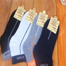 16新品夏秋新款运动短筒棉袜 时尚提花短袜条纹低帮袜子 厂家