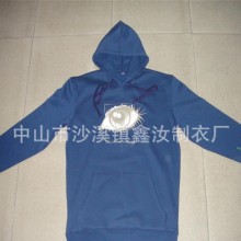 工厂订做抓毛连帽卫衣 外贸广告休闲套头卫衣定制男装中山加工厂