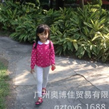 一件代发 外贸童毛衣 女童纯棉双面针织开衫 儿童春秋款开衫毛