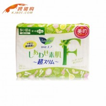 花王乐而雅（Laurier）F系列日用护翼卫生巾（22.5cm*20片）瞬吸干爽超薄棉柔