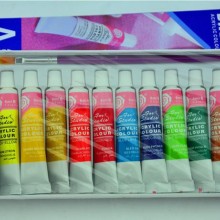 美邦双色花颜料12色12ML特价 其他美甲用品批发 美甲店专