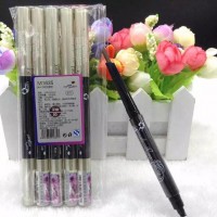 批发午夜酷黑六角芯菱形自动带刷眉笔 防水防水不晕染 M1