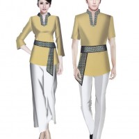 无锡尚麟服饰专业定做工装制服T恤衬衫西装连衣裙等工作服