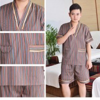 麦盖提县按摩服纯棉足疗衣服汗蒸服一次性浴衣浴服3元全国货到付款桑拿服