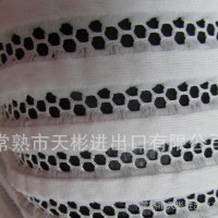 3d网眼布 条纹三明治【网眼布】 立体女裙面料  条形网眼