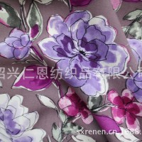 30支人棉 MAGLIERIA pianura 花朵水墨效果印花  VISCOSA