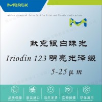 默克 Iriodin 123 银白珠光粉颜料 塑胶色母油墨UV甲油胶化妆品