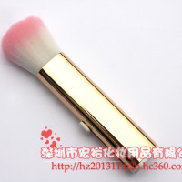 供应化妆刷 金色小巧伸缩便携式腮红刷胭脂刷彩妆工具