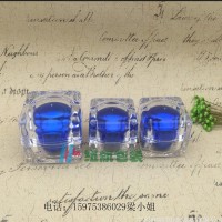 【现货】50克蓝色水晶瓶亚克力瓶化妆品瓶面霜瓶 面膜瓶