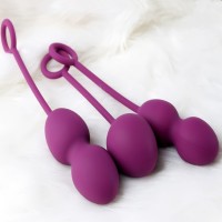 直销 成人情趣性用品 女用器具硅胶缩阴球聪明球 硅胶性拉环